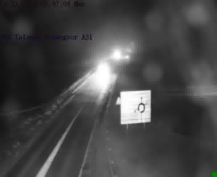 Webcam sur la D55 à Talange au niveau du pont surplombant l'A31 (sens droite-gauche vers Luxembourg). Vue orientée vers Ay-sur-Moselle.