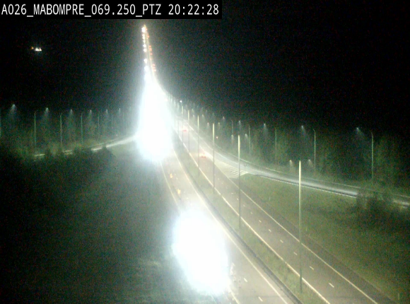 Webcam E25 (A26) à Mabompré. Vue orientée vers Liège