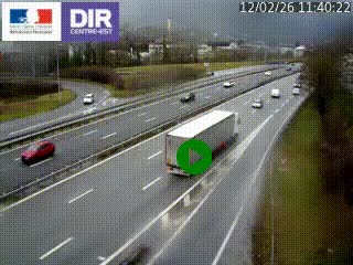 Webcam sur la Nationale 201 à hauteur de la sortie Chambéry-Nord, avant à la jonction entre l'A41 et l'A43, en direction de Lyon