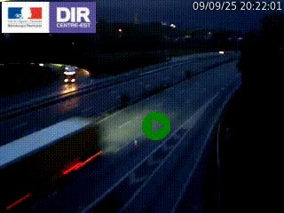 Webcam sur la Nationale 201 à hauteur de la sortie Chambéry-Nord, avant à la jonction entre l'A41 et l'A43, en direction de Lyon