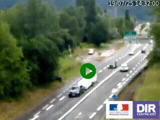 Webcam info trafic à proximité de Vizille sur la N85, au niveau du point de vue du Saut du Moine à Champagnier