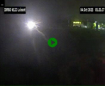 Webcam en périphérie de Chartres sur la N123, à hauteur de Luisant. Vue orientée vers Chartres