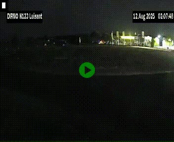 Webcam en périphérie de Chartres sur la N123, à hauteur de Luisant. Vue orientée vers Chartres