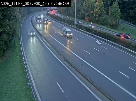 Webcam autoroute A26/E25 à Esneux, en Belgique en direction Luxembourg - BK 7.9