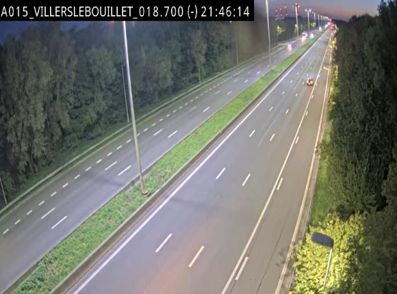 Webcam autoroute Belgique - Villers-le-Bouillet - E42 direction Liège - BK 18.7