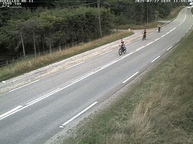 Webcam à 424 mètres d'altitude dans la Tranchée de Docelles dans les Vosges, à proximité d'Epinal sur la route de Gerardmer (D11)