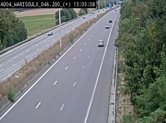 Webcam autoroute Belgique - Warissoulx - E411 - BK 46.2