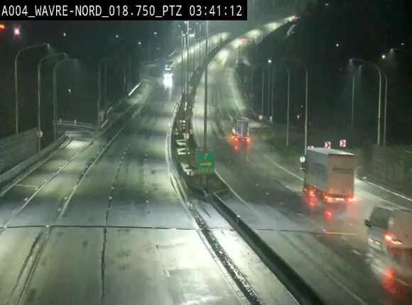 Webcam traffic E411(A4) - BK 18.7 - Bierges (Wavre Nord)