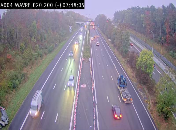 Webcam @ Wavre-sud KP 19.6, A4/E411