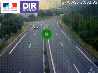 Caméra sur la Nationale 90 (N90) à La Léchère, en direction et à proximité d'Albertville