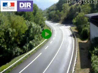 Caméra trafic sur la N90 à Bourg-Saint-Maurice, en provenance d'Aoste et en direction d'Albertville