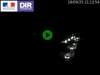 Caméra trafic à Meylan sur la Rocade-Sud de Grenoble en direction d'Aix-en-Provence