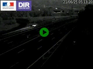 Caméra routière à hauteur de la sortie 15 Chambéry-centre au PK 4,103 en direction d'Albertville