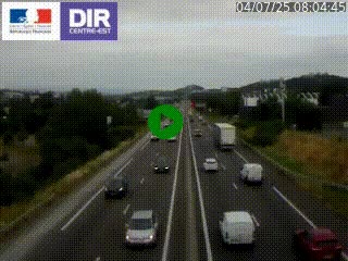 Caméra autoroute à Saint-Etienne (Les Littes) à hauteur du Ikea Saint-Etienne sur l'A72 en direction de Roanne
