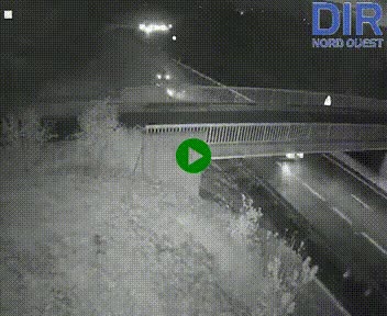 Webcam sur A84 à hauteur de Pont-Farcy, au niveau du pont autoroutier sur la Vire, au sud de Saint-Lô