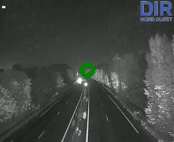 Webcam sur le périphérique de Caen (N814) à l'est de la ville, à Mondeville hauteur de la sortie 2, Presqu'île-Rives de l'Orne, au bout de l'autoroute A13