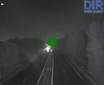 Webcam sur le périphérique de Caen (N814) à l'est de la ville, à Mondeville hauteur de la sortie 2, Presqu'île-Rives de l'Orne, au bout de l'autoroute A13