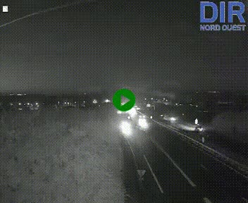 Webcam au début de l'A84 sur le périphérique Ouest de Caen (N814) à hauteur de la sortie 9, Porte de Bretagne