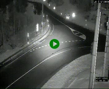 Webcam au carrefour de la croisade, à la jonction entre la N22 et la N320, avant le poste de douane franco-andorrane. Webcam à 1790 mètres d'altitude