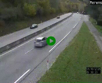 Webcam dans les Pyrénées à hauteur de Mérens-les-Vals sur N320, en direction de Pas de la Casa (Andorre)