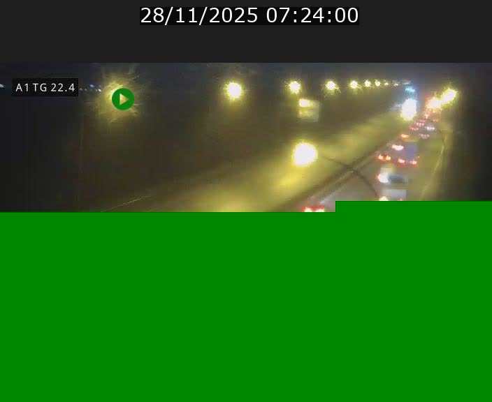 Traffic live webcam Luxembourg Flaxweiler - A1 direction Luxembourg - BK 22.4