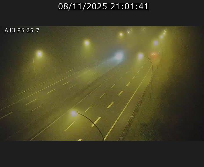Traffic live webcam Luxembourg Frisange - A13 direction Allemagne - BK 26