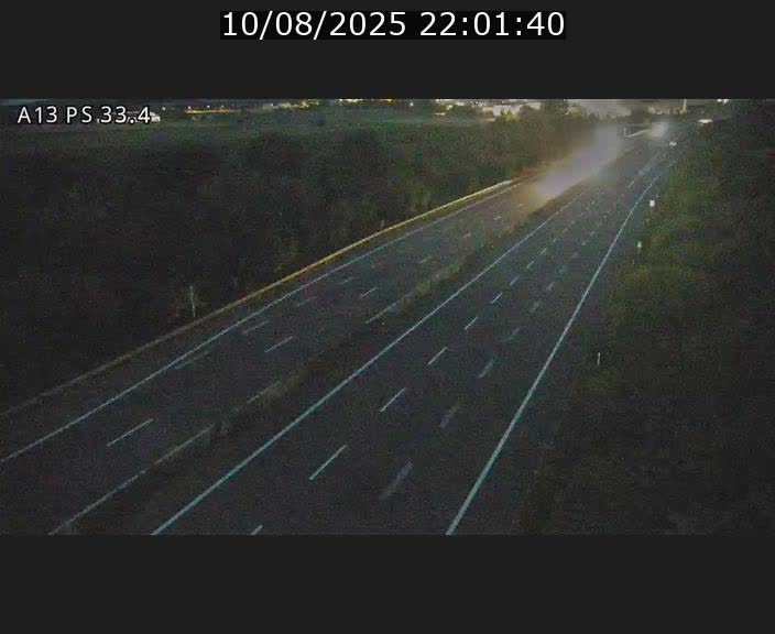 Webcam trafic sur A13 à hauteur de Mondorf-les-Bains en direction d'Altwies