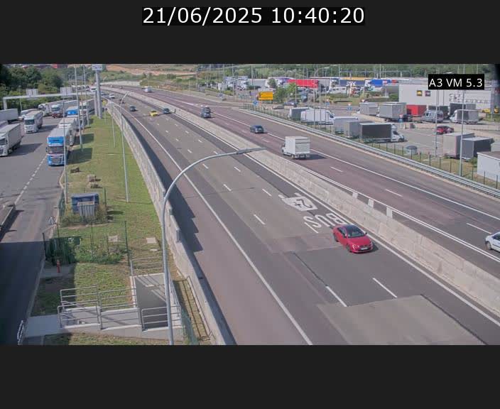 Traffic live webcam Luxembourg Aire de Berchem - A3 - BK 5 - direction France