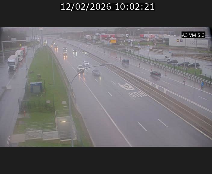 Traffic live webcam Luxembourg Aire de Berchem - A3 - BK 5 - direction France