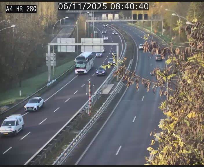 Webcam traffic A4 Luxembourg - BK 0.2 - P+R Bouillon (direction Luxembourg)