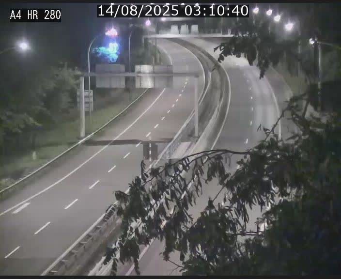 Webcam traffic A4 Luxembourg - BK 0.2 - P+R Bouillon (direction Luxembourg)