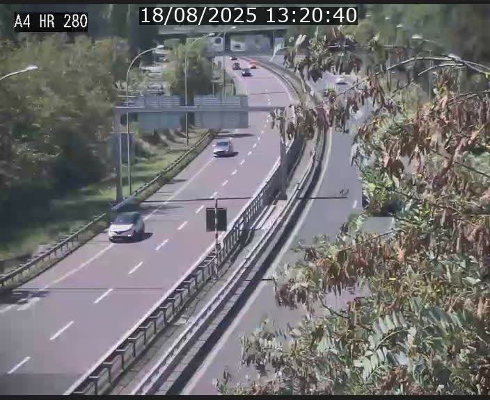 Webcam traffic A4 Luxembourg - BK 0.2 - P+R Bouillon (direction Luxembourg)