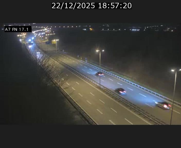 Caméra trafic Luxembourg - A7, Merscherbierg direction Mersch