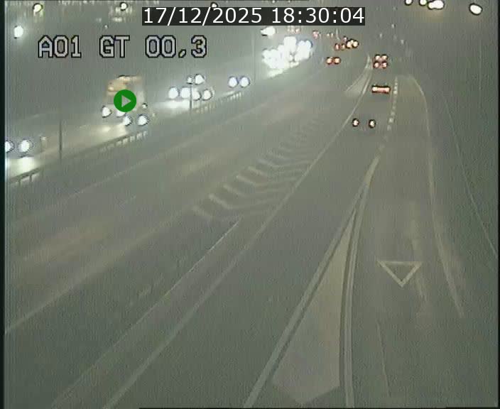 Traffic live webcam Luxembourg Croix de Gasperich - A1 direction Kirchberg - BK 0.3