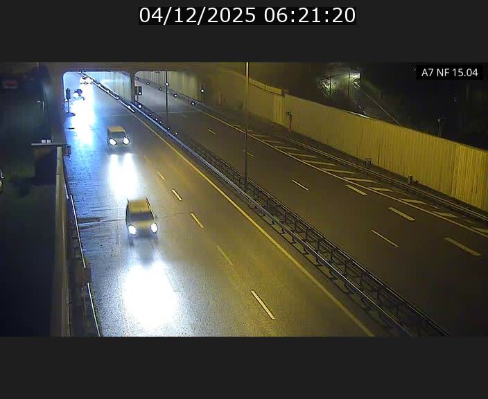 Caméra trafic Luxembourg - A7, Tunnel Mersch, entrée sud, direction Ettelbruck