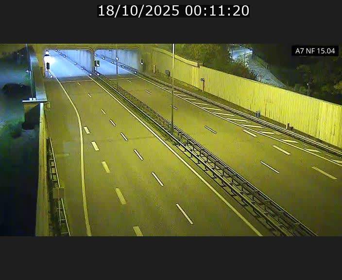 Caméra trafic Luxembourg - A7, Tunnel Mersch, entrée sud, direction Ettelbruck