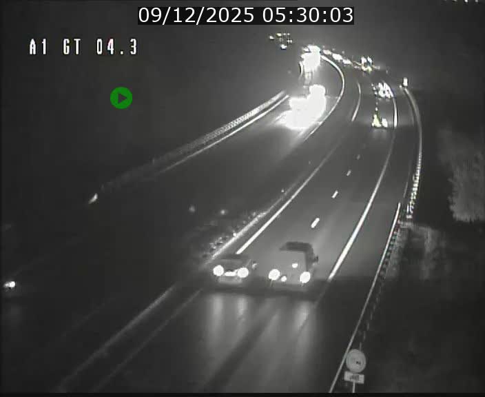 Traffic live webcam Luxembourg Itzig - A1 direction Sandweiler - BK 4.3