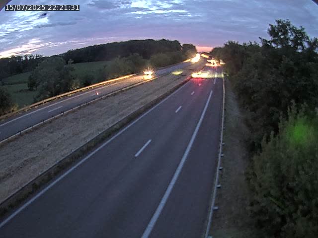 Caméra autoroute France - A31, Fey direction Metz