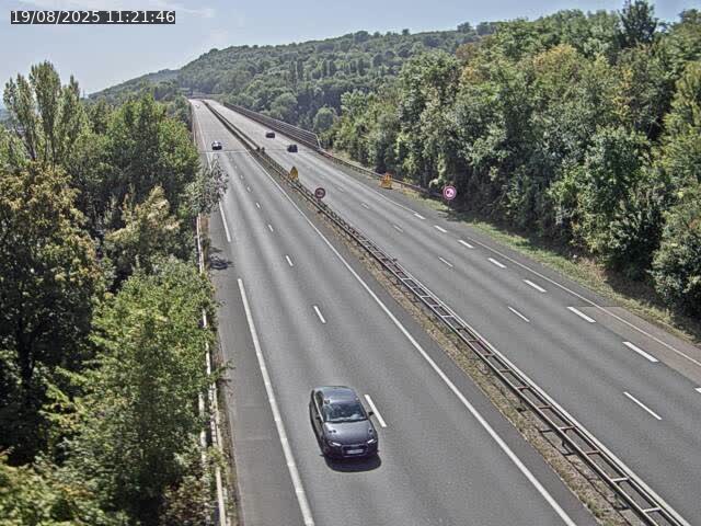 Caméra autoroute France - A30, Hayange direction Metz