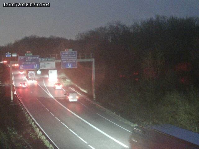 Caméra autoroute France - Biffurcation A31/A33, Laxou direction Nancy