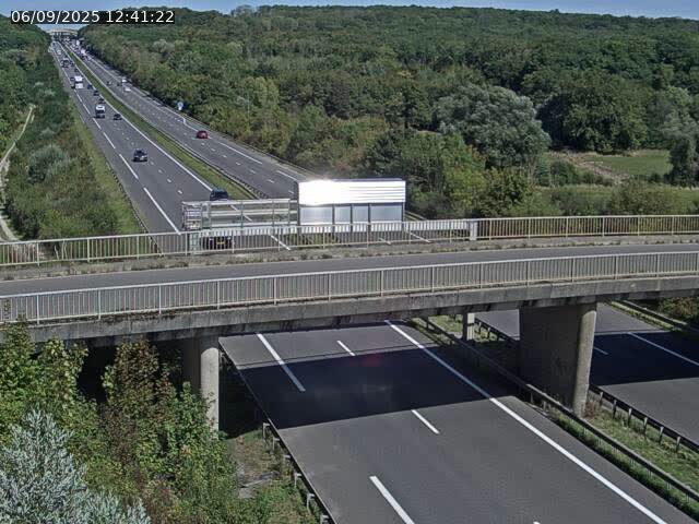 Caméra autoroute France - A31, Zoufftgen direction Luxembourg-ville, à la frontière entre la France et le Luxembourg
