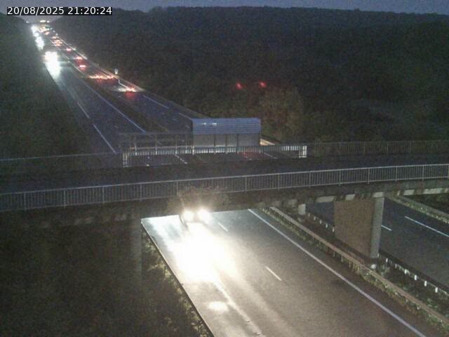 Caméra autoroute France - A31, Zoufftgen direction Luxembourg-ville, à la frontière entre la France et le Luxembourg