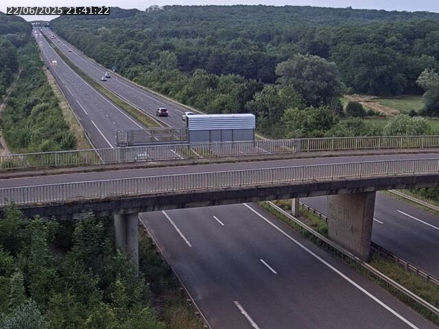 Caméra autoroute France - A31, Zoufftgen direction Luxembourg-ville, à la frontière entre la France et le Luxembourg