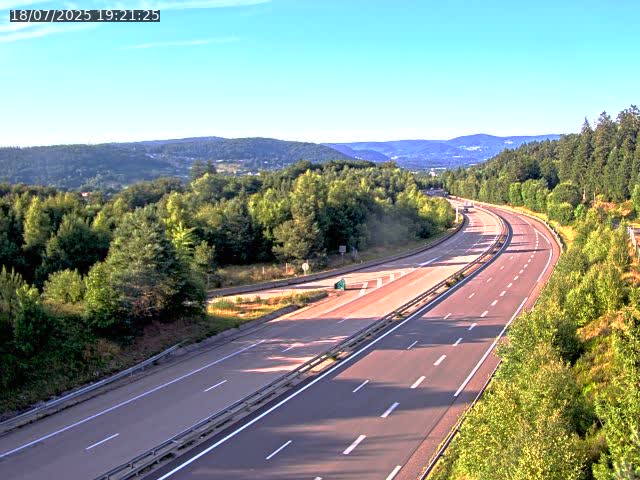 Caméra autoroute France - N57, Côte de la demoiselle direction Remiremont