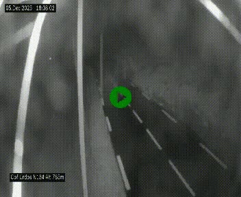 Webcam dans les Pyrénées Atlantique au niveau du col d'Urdos et du fort du Pourtalet sur la N134, en direction du Col et du tunnel du Somport, à 765 mètres d'altitude