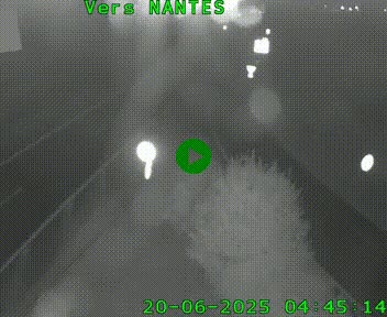 Webcam N147 au nord de Poitiers et à la jonction avec la A10