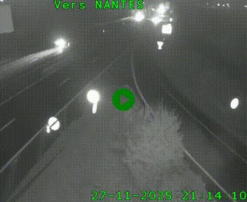Webcam N147 au nord de Poitiers et à la jonction avec la A10