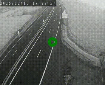 Caméra autoroute A75 à hauteur du col de la Fageole en direction de Clermont-Ferrand