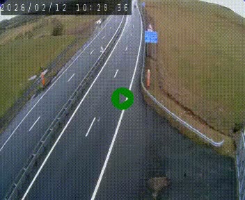 Caméra autoroute A75 à hauteur du col de la Fageole en direction de Clermont-Ferrand