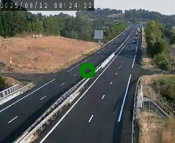 Caméra autoroutière France - A75, Coren, en direction de Montpellier